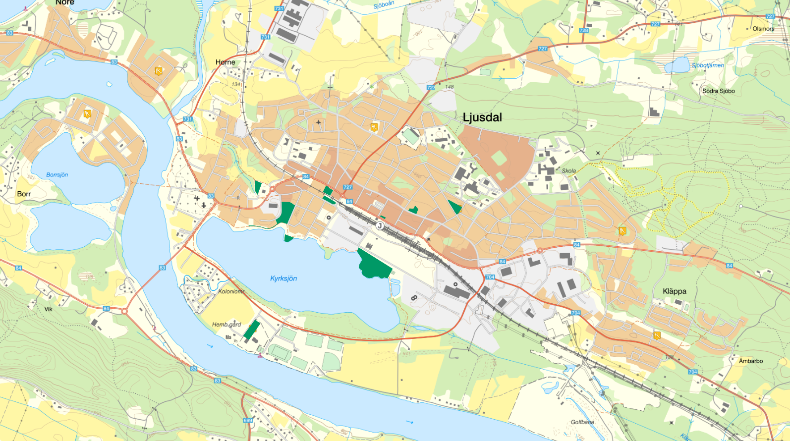 Lekplatser och parker i Ljusdal via Kommunkartan - Ljusdals kommun